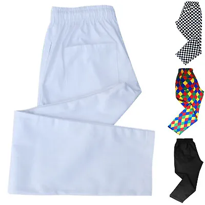 Chef Trousers Pants Hotels Bar Cafe Chef Uniform Clothing Chef Pants S To 3XL • £19.99