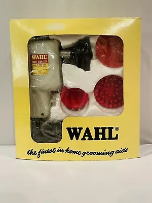 Vintage WAHL Electric Handhel Vibrator Massager Model E TESTED WORKS Box 5 Piece • $44