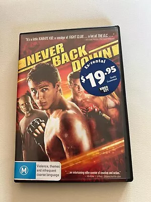 NEVER BACK DOWN DVD  It Is A Little KARATE KID - ACTION MOVIE • $9.50