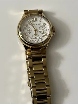 MICHAEL KORS Camille Chronograph White Dial Rose Gold-tone Ladies Watch 2907 • $130
