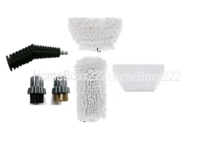 Compatible Accessories6pc Set For X5 H20 HD Steam Mops Nozzle Brush Set +Cloths • £17.49