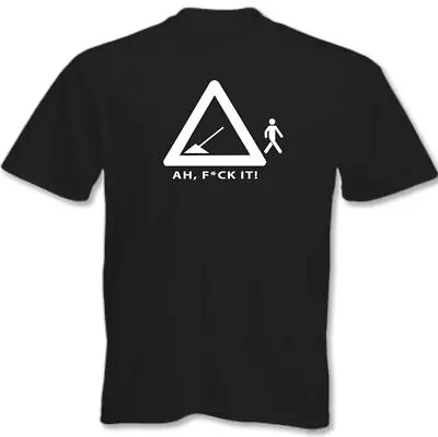 £8.98 • Buy Workmen T-Shirt Road Works Builder Plasterer Electrician Mens Funny Ah, F#ck It