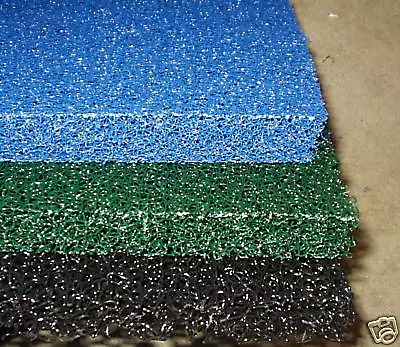 MATALA BLUE-GREEN-BLACK 3 PK FILTER MATS-19 X 24 -media-pad-wet Dry-trickle-fish • $79.50