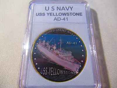 US NAVY - USS Yellowstone (AD-41) Challenge Coin • $14.99