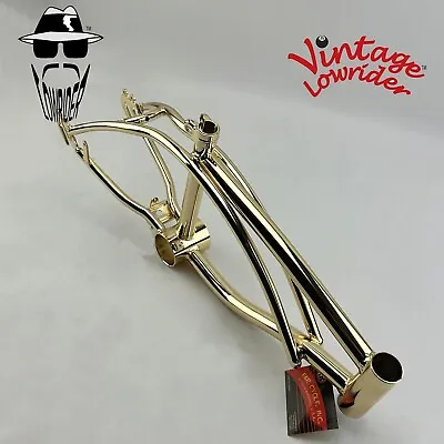 VINTAGE ​LOWRIDER 12  Bicycle HEAVY-DUTY Steel Frame Gold. • $107.79