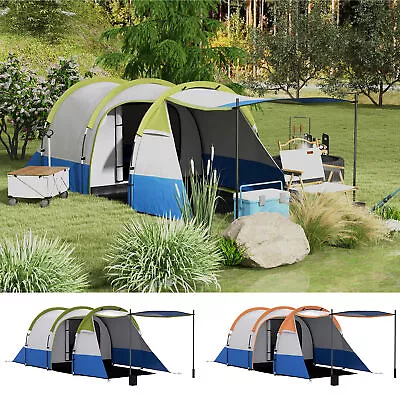 2-3 Man Camping Tent Family Tent With Bedroom Living Room Porch • £73.99
