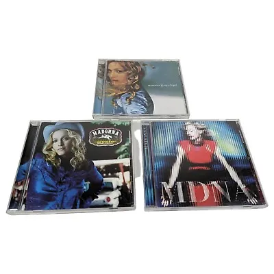 Madonna - Ray Of Light Music & MDNA (Clean Version) CD LOT OF 3 • $9.97