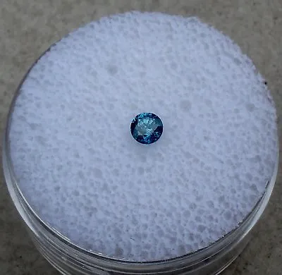 Blue Natural Diamond Loose Faceted Round 3mm • $49.99