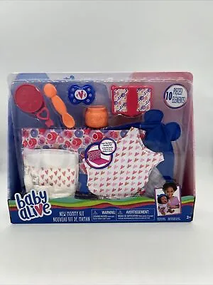 Baby Alive New Mommy Doll Diaper Bag/Wipe/Onsie/Blanket/Pacifier Accessory Kit • $45