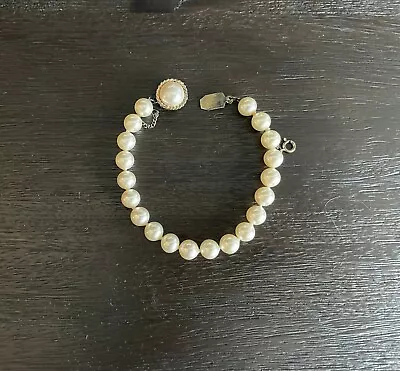 MAJORICA  Pearl Bracelet. 7” Length/ 7mm Pearls. Beautiful Classic Style. • $90