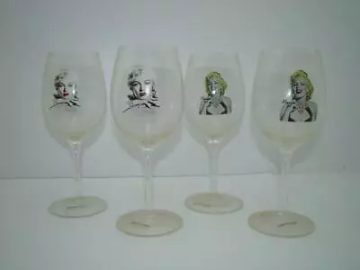 Marilyn Monroe Wine Glasses Stemware Set Of Four • $24.99