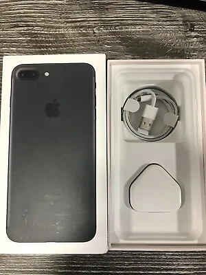 Empty Used Box For IPhone 7 Plus Used Box With Accessories Black 32GB • £12.99