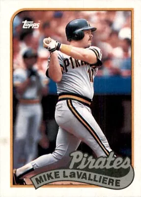 1989 Topps Mike LaValliere Pittsburgh Pirates #218 182833 • $1.64