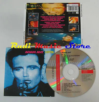£4.36 • Buy 1986 Adam Ant Hits Cd Austria Columbia 450074 2 No Lp Mc Vhs Dvd