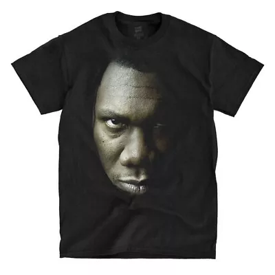 KRS One - Face - Black T-Shirt • $21.98