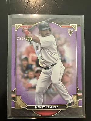 2022 Topps Triple Threads Purple Manny Ramirez 299 • $2