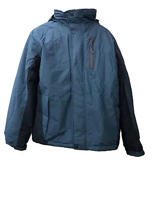 CAMEL CROWN Men's Mountain Snow Waterproof Ski Jacket Long Sleeve Blue Medium • $44.97