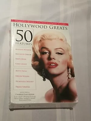 Hollywood Greats 50 Movies: Featuring Marilyn Monroe (DVD 2015 3-DVD Set) New • $15.95