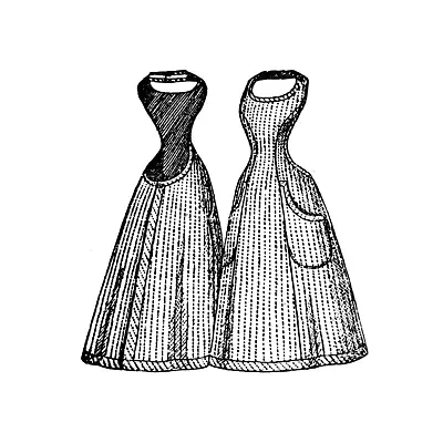 Past Patterns 0993 - Mid 1890s Dorcas Apron Sewing Pattern Medium Size • $18