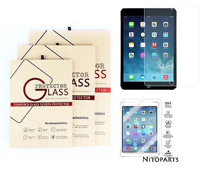Tempered Glass Screen Protector For IPad 10.2 9.7 7th 5th 6th Air Pro Mini 2 3 4 • $5.95