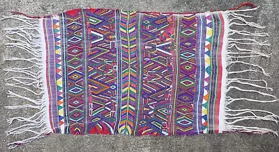 Vintage Uncommon Nebaj Guatemala Servilleta Tzute Altar Cloth - Huipil Textile • $149