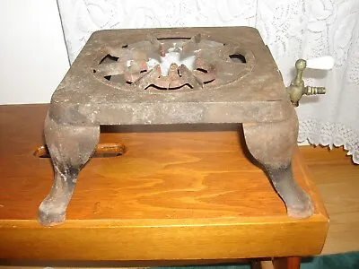 $499.99 • Buy Antique Vintage 1940's Table Top Colonial Cast Iron Stove Burner All Original