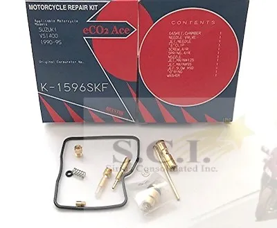 SUZUKI VS1400 INTRUDER CARBURETOR CARB REBUILD REPAIR KITS 1990 - 1995 Set Of 2 • $58.99