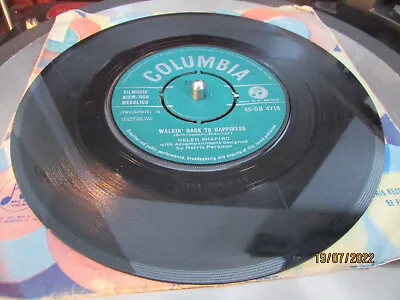 £1.99 • Buy Helen Shapiro ~ Walkin' Back To Happiness ~ 1961 ~ Columbia ~ U.k.45 ~ Hear!