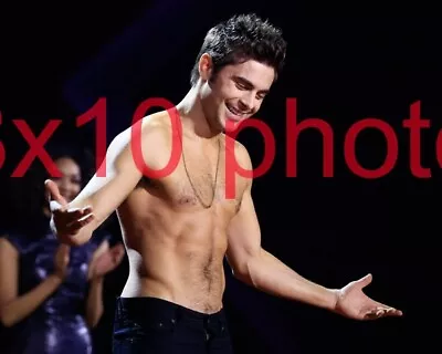 ZAC EFRON #179BARECHESTEDSHIRTLESSbeefcakeneighborshairspray8x10 PHOTO • $11.50