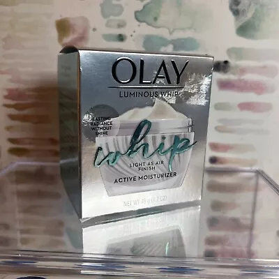 Olay Luminous Whip Active Face Moisturizer 48 G (1.7 Oz)  Pore Perfecting - New • $34.18