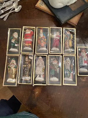 Vintage Memories Of Santa Ornament Lot Of 11  In Box • $75