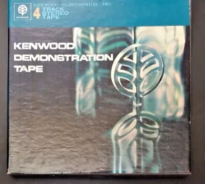 7 1/2 Ips - Kenwood Japan Demo  Super Print Tape  - 4-track Reel Tape • $25