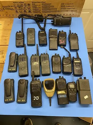 Huge Lot Motorola Kenwood Assorted Two Way Radio As Is (box2) • $99.99