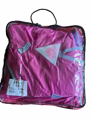 KP Equestrian (Derby House) Pink Fly Rug Set 5’6” • £10.50