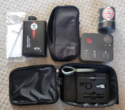 £70 • Buy BMW Mini Tyre Inflation Kit + Oil Brand New.  In Boot Bags. John Cooper Works. 