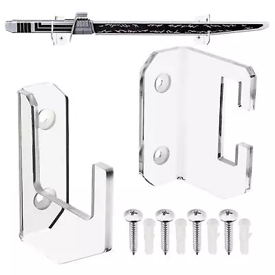 Acrylic Lightsaber Wall Mount        Stand Holder Decorative        Display Rack • $11.95