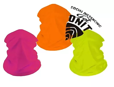 Neon Multi-Use Social Distancing Sports Snood Mouth Face Cover  • £2.25