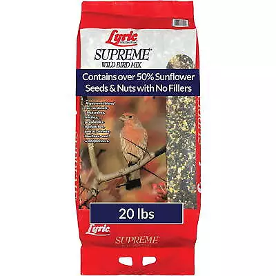 Lyric Supreme Wild Bird Seed Wild Bird Food Mix With Nuts & Sunflower Seeds • $32.99