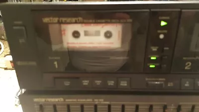 FOR PARTS Vector Research Double Cassette Deck VCX-325  COUNTER NOT WORKING • $70