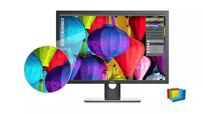 DELL UltraSharp UP3017 30  2560x1600 WQXGA IPS LED Monitor - HDMI DP + STAND A++ • £199.99