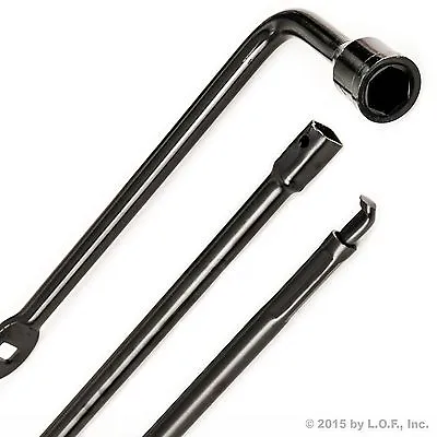 Spare Tire Tool 03-07 Fits F250 F350 F450 SuperDuty Lug Iron Kit Replacement Set • $36.58