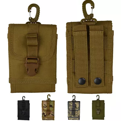 Tactical Phone Pouch Belt Pack Bag Pocket Molle Waist Pouch Holster For Outdoor • $8.99