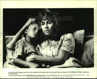 1991 Press Photo Kate Nelligan And Bobby Fain In  The Prince Of Tides  • $19.99
