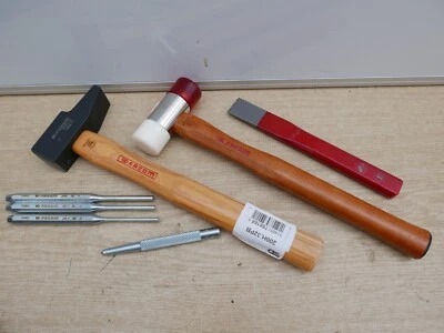 £109.89 • Buy FACOM MOD.MI1 7pce Module Tray Hammer Mallet Chisel & Punch Set 