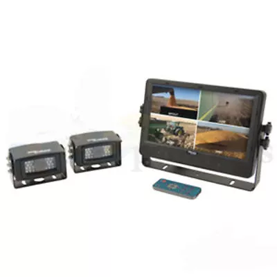 CabCAM CCT9M2CQ Quad Video System 2 Cameras LCD Monitor 9  Touch Screen • $599