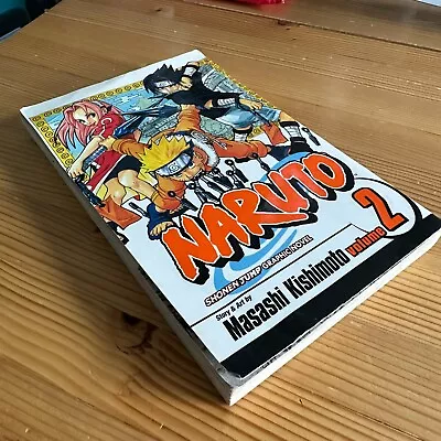 Naruto Manga Volume 2 Masashi Kishimoto Graphic Novel • $8