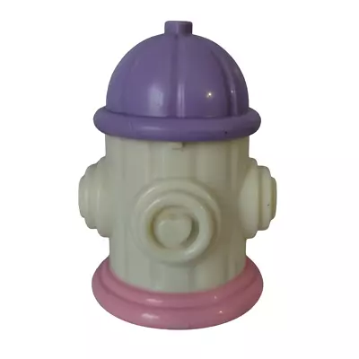$9 • Buy Fisher Price Smooshees Replacement Fire Hydrant Furniture Pink Purple Vintage