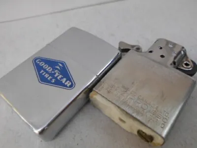 Vintage Zippo 1950 Canada Patented Good Year Tires Oil Lighter • $568.95