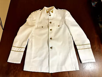 Authentic US Navy Officer Dress White Uniform Coat 39R United States Military • $59.99