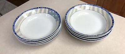 8 America The Beautiful Salad Soup BOWLS 7-1/2” Warren Kimble 1999 • $79.66